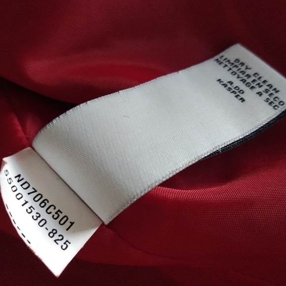 Suit Studio New York True Red Rose Button Blazer Jacket 14 - Picture 13 of 14